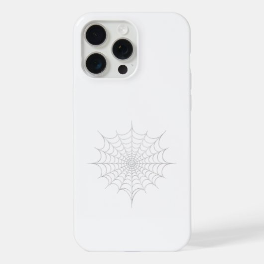 Spinnennetz iPhone Hülle (Rückseite)