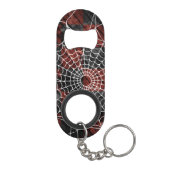 Spinnennetz Mini Flaschenöffner (Rückseite)
