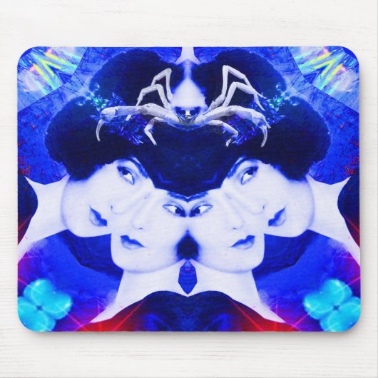 Spinnennetz Mousepad (Vorne)