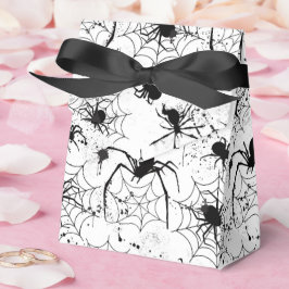 Spinnennetz-Muster Halloween Geschenkschachtel