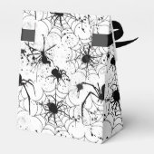 Spinnennetz-Muster Halloween Geschenkschachtel (Rückseite)