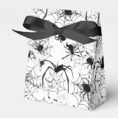 Spinnennetz-Muster Halloween Geschenkschachtel (Vorderseite)