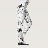 Spinnennetz-Muster Halloween Leggings (Rechts)