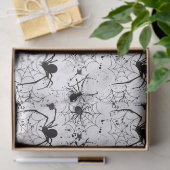 Spinnennetz Muster Halloween Seidenpapier (Geschenk)
