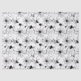 Spinnennetz Muster Halloween Seidenpapier