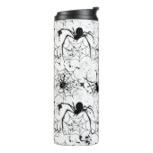 Spinnennetz-Muster Halloween  Thermosbecher (Nach links gedreht)
