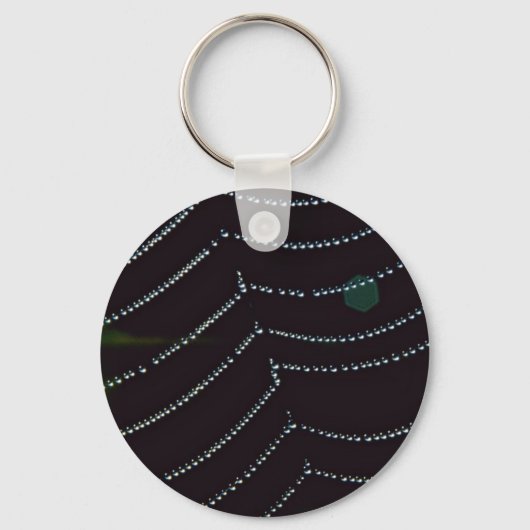 Spinnennetz Schlüsselanhänger (Vorderseite)