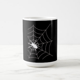 Spinnennetz-Schwangerschaftsankündigung Halloween Kaffeetasse