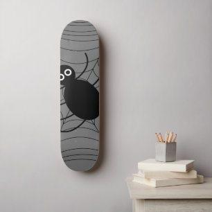 Spinnennetz Spinne Halloween Skateboard