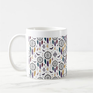 Spinnennetz-Traumfänger Gothic Halloween Kaffeetasse
