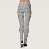 Spinnennetz Yoga Leggings (Rückseite)