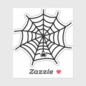 Spinnennetze Aufkleber (Blatt)