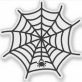 Spinnennetze Aufkleber (Vorderseite)