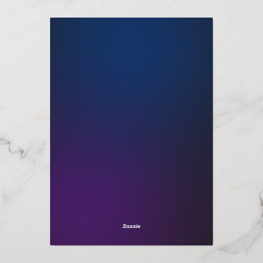 Spinnennetze Folien Feiertagskarte (Rückseite)