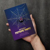 Spinnennetze Folien Feiertagskarte