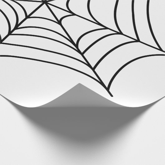 Spinnennetze Geschenkpapier (Ecke)