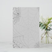 Spinnennetze Halloween Spiders Briefpapier (Stehend Vorderseite)