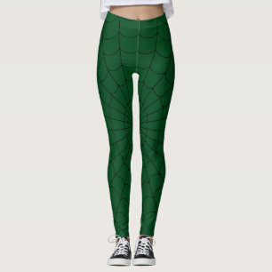 Spinnennetze/Halloweenleder Leggings