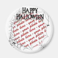 Spinnennetze im Ecke Halloween-Foto