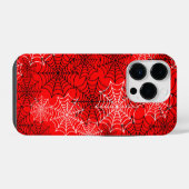 Spinnennetze iPhone Hülle (Rückseite (Horizontal))