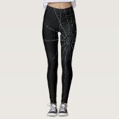 Spinnennetze Leggings (Vorderseite)