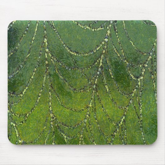 Spinnennetze mit Tauben Abstrakte Kunst Mousepad (Vorne)