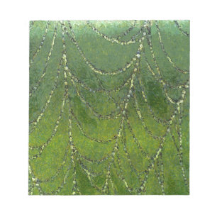 Spinnennetze mit Tauben Abstrakte Kunst Notizblock