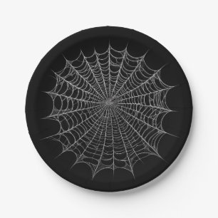 Spinnennetze Spinnennetz Halloween Pappteller