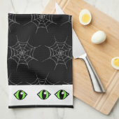 Spinnennetze und Big Eyes Küchentücher (Viertel Falte)