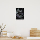 Spinnennetzplakat Poster (Küche)