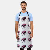 Spinnenrosa halloween Schürze (Getragen)