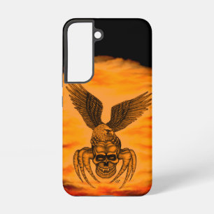 Spinnenschädel mit Adler Samsung Galaxy Hülle