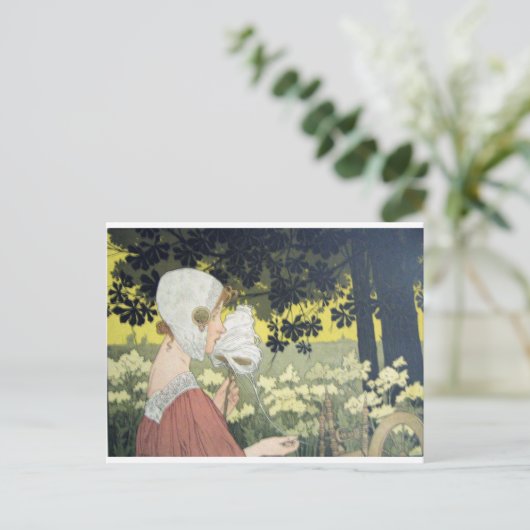 SPINNER BRODEUSE POSTKARTE (Stehend Vorderseite)