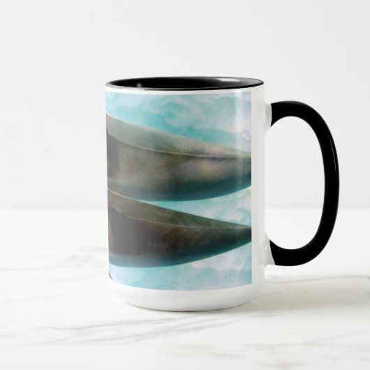 Spinner-Delphine | Oahu Hawaii Tasse (Rechts)