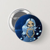 "Spinner der Sterne" Knopf Button (Vorne & Hinten)