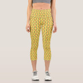 Spinner Gemustert Capri Leggings (Vorderseite)