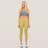 Spinner Gemustert Capri Leggings (Vorderseite)