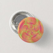 Spinnerhorn in Rosa und Gelb Button (Vorne & Hinten)