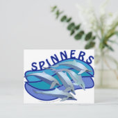 Spinners Postkarte (Stehend Vorderseite)