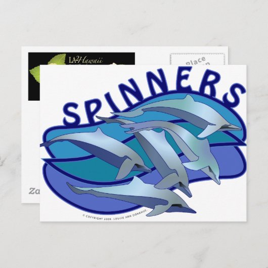 Spinners Postkarte (Vorne/Hinten)