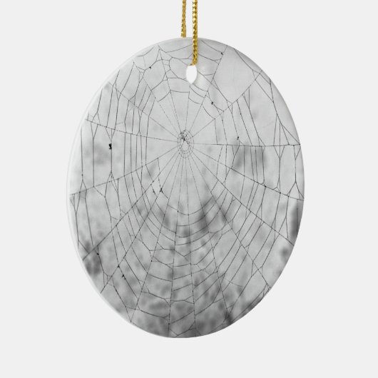 Spinngewebe Keramik Ornament (Rechts)