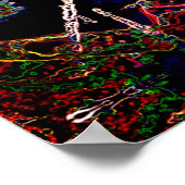 Spinngewebe Poster (Ecke)