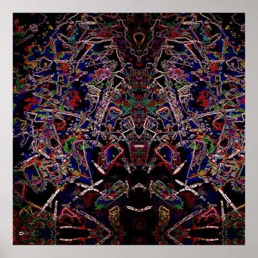 Spinngewebe Poster (Vorne)