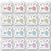 Spinning Bike Training Gym Workout Cardio Planer Aufkleber (Vorderseite)