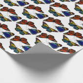 Spinning Butterfys Niedliches einmaliges Geschenk Geschenkpapier (Ecke)