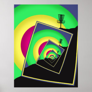 Spinning Disk Golf Baskets 5 Poster