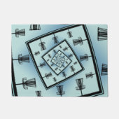 Spinning Disk Golf Baskets Fußmatte (Vorderseite)