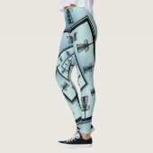Spinning Disk Golf Baskets Leggings (Links)