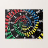 Spinning Disk Golf Baskets Puzzle (Horizontal)