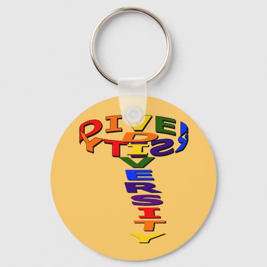 Spinning-Diversity-Schlüsselanhänger Schlüsselanhänger (Vorderseite)